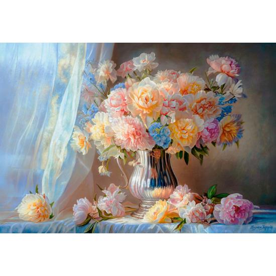 Castorland Puzzle Pivoines Pastel 1500 pièces