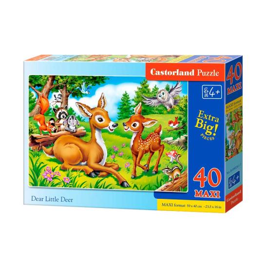 Castorland Petit cerf Bambi Puzzle 40 pièces