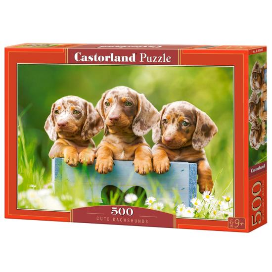 Castorland Puzzle Chiots teckel 500 pièces