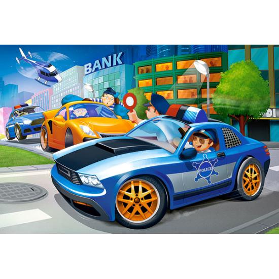 Puzzle Castorland Police Chase XXL 40 pièces