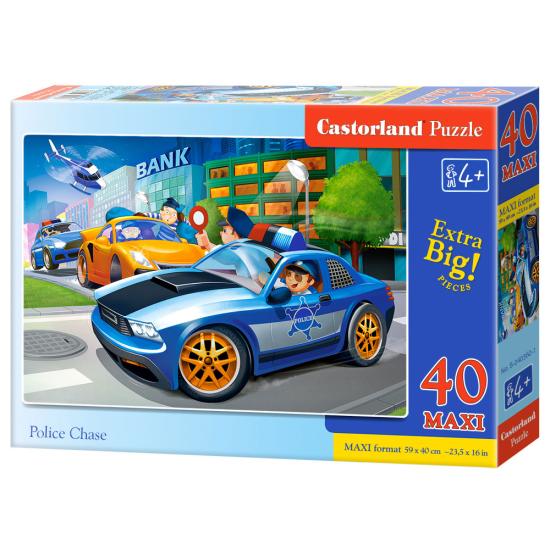 Puzzle Castorland Police Chase XXL 40 pièces