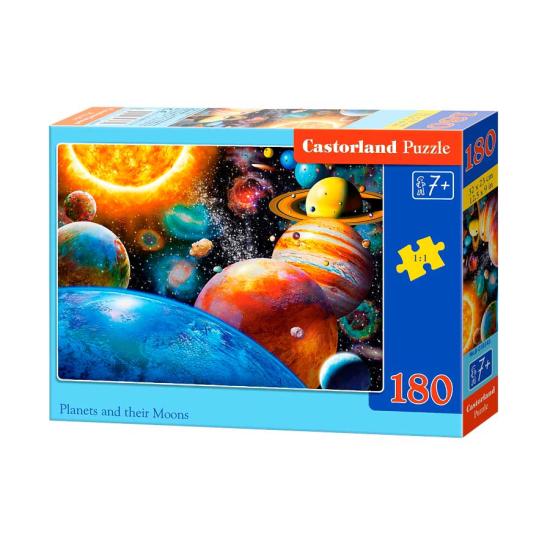 Puzzle Castorland Planètes et leurs lunes 180 pièces