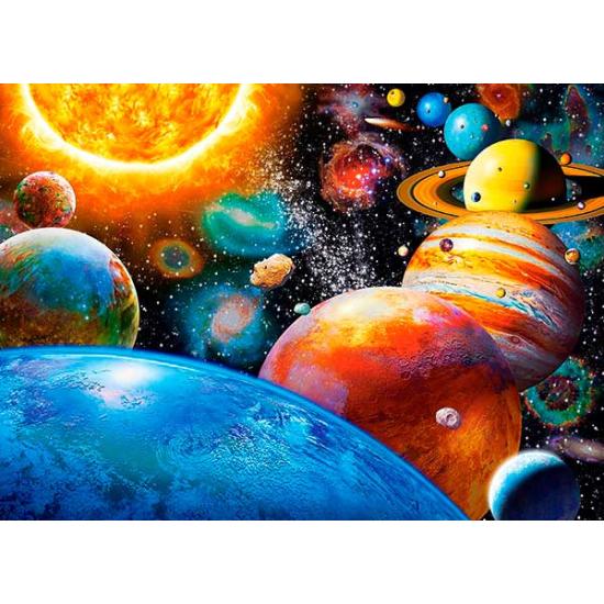 Puzzle Castorland Planètes et leurs lunes 300 pièces Puzzle Castorland Planètes et leurs lunes 300 pièces