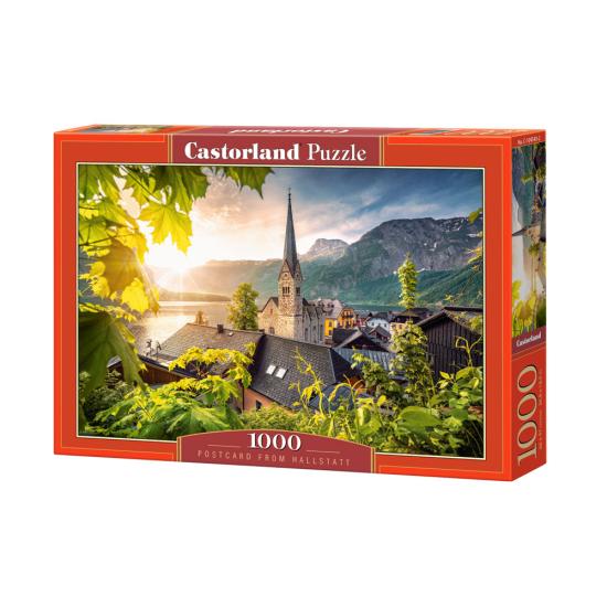 Puzzle Castorland Carte postale de Hallstatt 1000 pièces