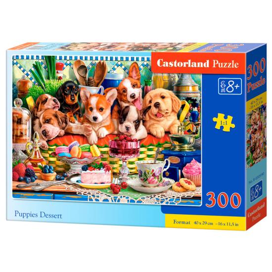 Puzzle Castorland Dessert pour chiot 300 pièces