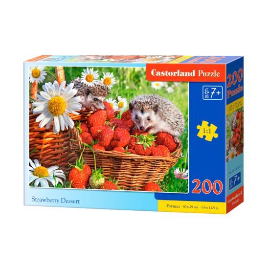 Castorland Dessert aux fraises Puzzle 200 pièces