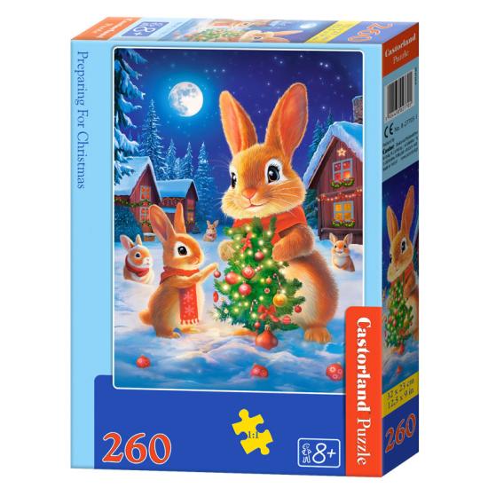 Puzzle Castorland Préparatifs Pour Noël 260 pièces