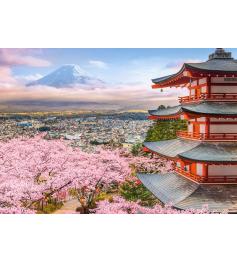 Puzzle Castorland Le Printemps Au Japon 500 pièces