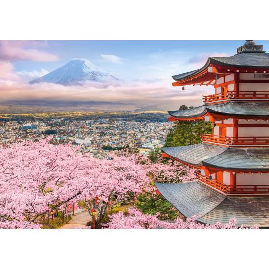 Puzzle Castorland Le Printemps Au Japon 500 pièces