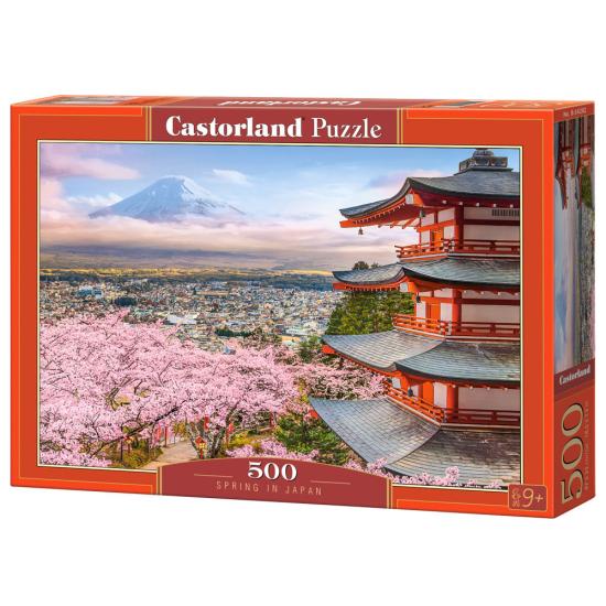 Puzzle Castorland Le Printemps Au Japon 500 pièces