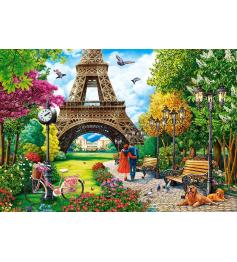 Puzzle Castorland Printemps à Paris 1000 pièces