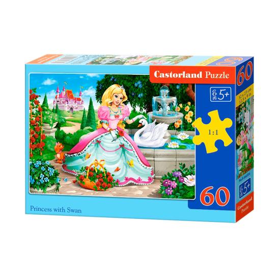 Puzzle Castorland Princesse au Cygne 60 pièces