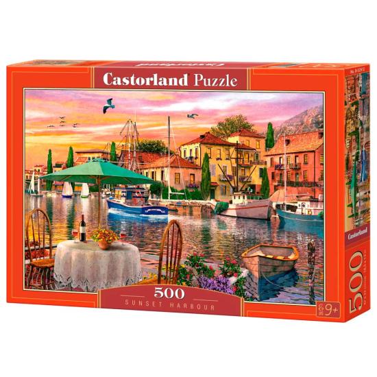 Castorland Port au coucher du soleil Puzzle 500 pièces Castorland Port au coucher du soleil Puzzle 500 pièces