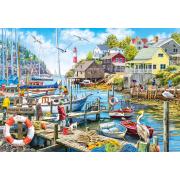 Puzzle Castorland Port Des Pélicans 1500 pièces