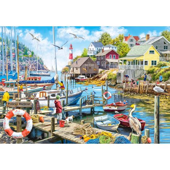 Puzzle Castorland Port Des Pélicans 1500 pièces