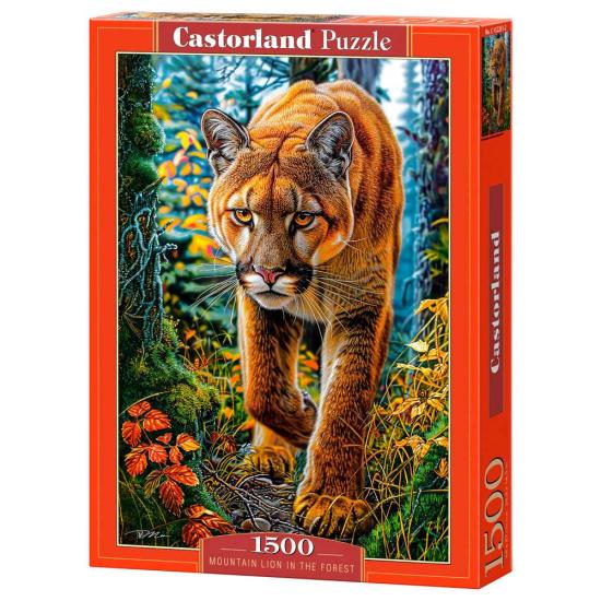 Puzzle Castorland Cougar dans la forêt 1500 pièces