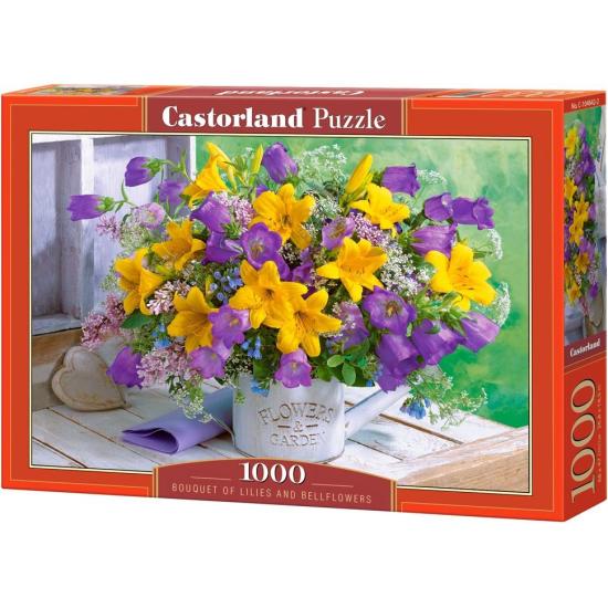 Puzzle Castorland Bouquet de Lys et Clochettes 1000 pièces