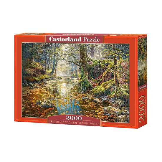 Castorland Puzzle Automne Forêt Souvenir 2000 Pièces