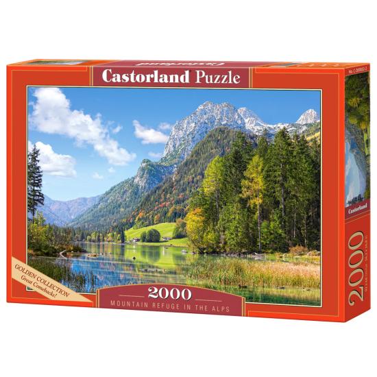 Puzzle Castorland Refuge de Montagne dans les Alpes 2000 Pzs