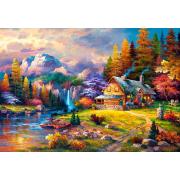 Puzzle Refuge de la montagne de Castorland 1500 pièces