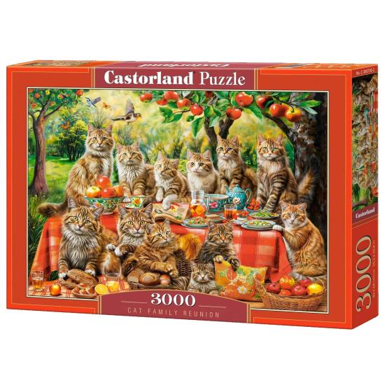 Puzzle Castorland Réunion De Famille Féline 3000 pièces