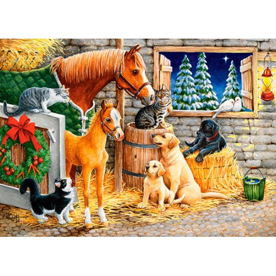 Puzzle Castorland Rencontre des Amis du Corral 120 pièces Puzzle Castorland Rencontre des Amis du Corral 120 pièces