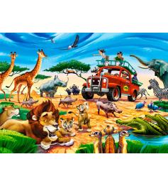 Castorland Safari Aventure Puzzle 180 mcx.