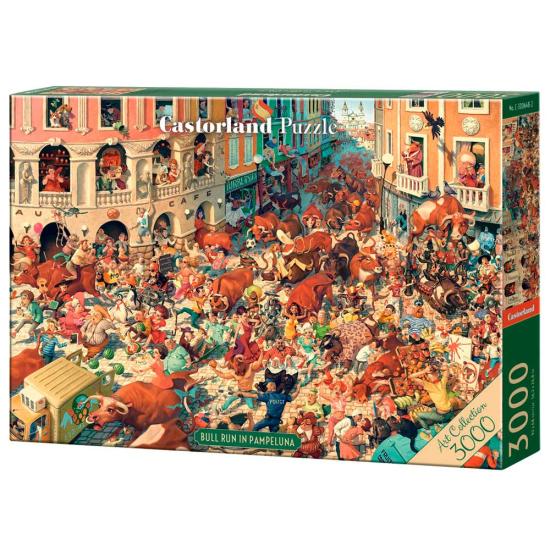 Puzzle Castorland San Fermin à Pampelune de 3000 Pcs