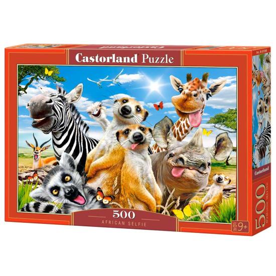 Castorland Selfie Animaux d'Afrique Puzzle 500 pièces
