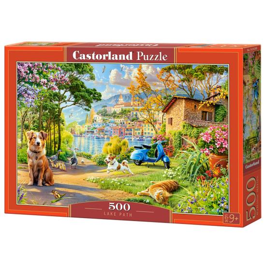 Puzzle Castorland Chemin Du Lac 500 pièces