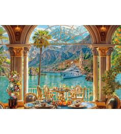 Puzzle Castorland Mediterrane Gespräche nach dem Abendessen 1500