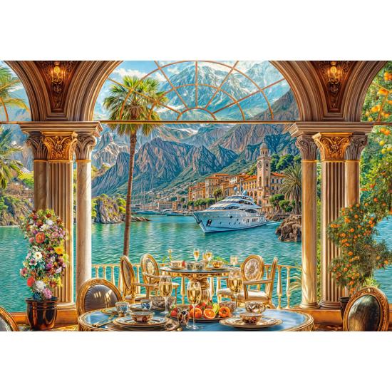 Puzzle Castorland Mediterrane Gespräche nach dem Abendessen 1500