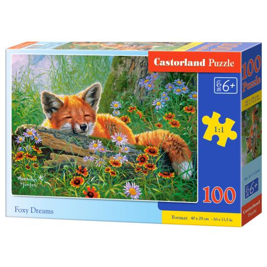 Puzzle Castorland Rêves Foxy de 100 Pieces Puzzle Castorland Rêves Foxy de 100 Pieces