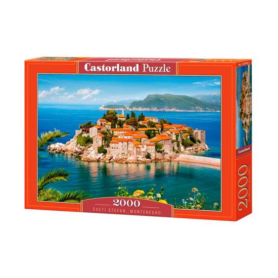 Castorland Sveti Stefan, Monténégro Puzzle 2000 pièces