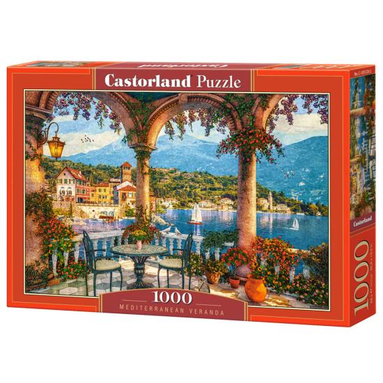Puzzle Castorland Véranda Méditerranéenne 1000 pièces Puzzle Castorland Véranda Méditerranéenne 1000 pièces