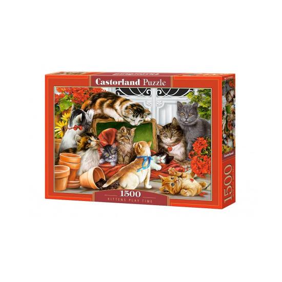 Castorland Chaton Playtime Puzzle 1500 pièces Castorland Chaton Playtime Puzzle 1500 pièces