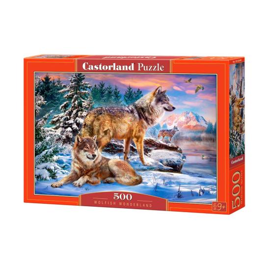 Castorland Terre des loups Puzzle 500 pièces