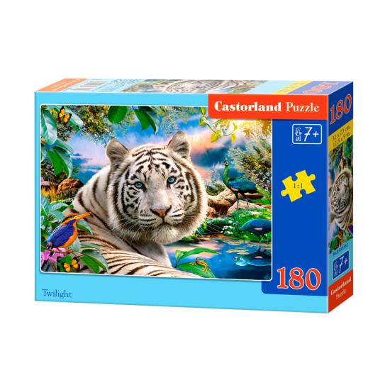 Puzzle Castorland Tigre au Crépuscule 180 pièces