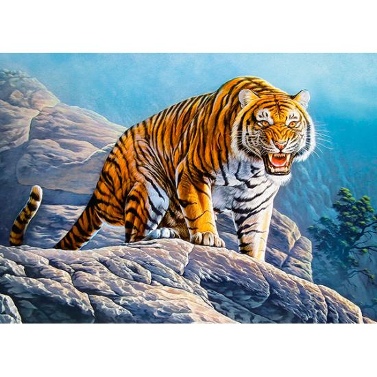 Puzzle Castorland Tigre sur les rochers 180 pièces