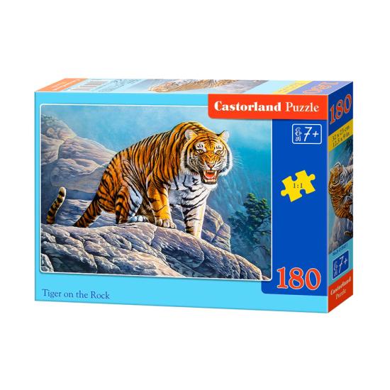 Puzzle Castorland Tigre sur les rochers 180 pièces