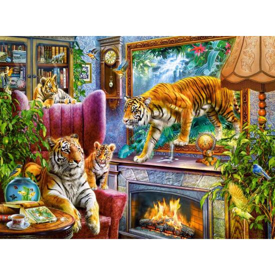 Puzzle Castorland Tigres qui reviennent à la vie 3000 pièces Puzzle Castorland Tigres qui reviennent à la vie 3000 pièces