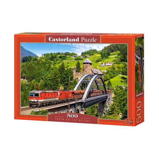 Puzzle Castorland Train sur le pont 500 pièces Puzzle Castorland Train sur le pont 500 pièces
