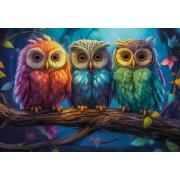 Puzzle Castorland Trois Petits Hiboux 1000 pièce