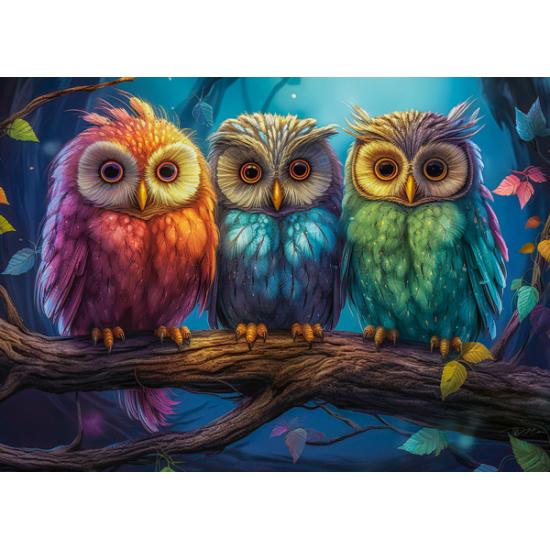 Puzzle Castorland Trois Petits Hiboux 260 pièces
