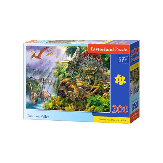 Puzzle Castorland Vallée des dinosaures 200 pièces