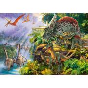 Castorland Vallée des dinosaures Puzzle 500 pièces