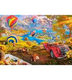 Puzzle Castorland Vallée Des Montgolfières 1000 Pieces