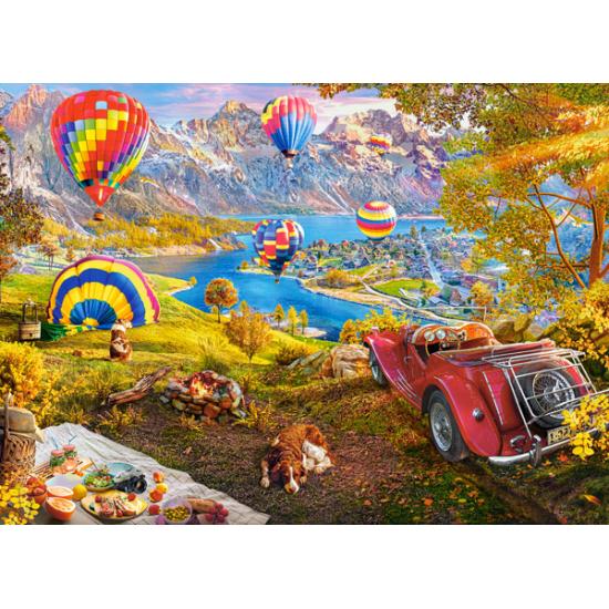 Puzzle Castorland Vallée Des Montgolfières 300 pièces