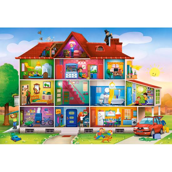Puzzle Castorland La vie dans la maison XXL 40 pièces Puzzle Castorland La vie dans la maison XXL 40 pièces
