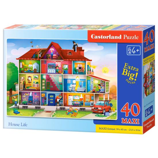 Puzzle Castorland La vie dans la maison XXL 40 pièces Puzzle Castorland La vie dans la maison XXL 40 pièces